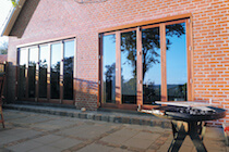 Natural Wood Bifold Door