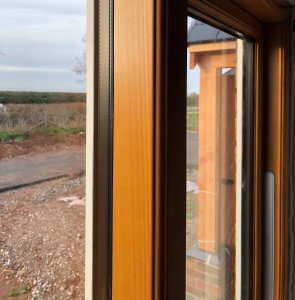 Natural Timber Stain Window