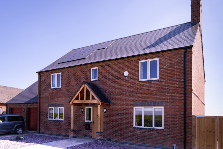 Newbuild home with STM windows 