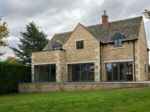 Newbuild home with Lacuna bifolds