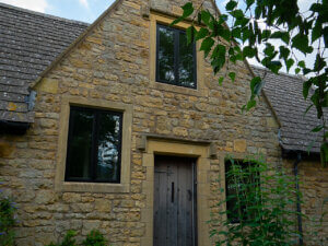 Modern window upgrade for a Cotswold Stone home