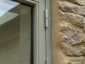 STM Sapino window installed with a mortar fillet
