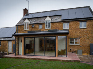 cotswold home with Pebble Grey STM Tinium windows