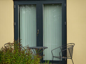 Outward opening Rationel Terrace Door in Anthracite Grey RAL 7016