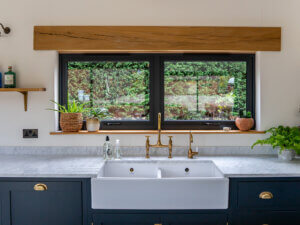 Smart Aluminium Double Top guided windows with trickle vents
