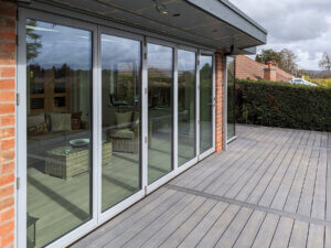 5 leaf Thermally Modified Beech Lacuna Bifold Door