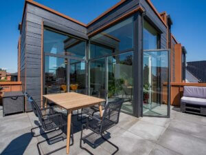 Unik Funkis Aluminium Clad Timber futuristisk 7