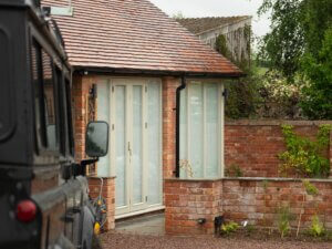 Garage conversion with Rationel Timber windows