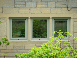 Top guided Triple glazed Aluminium windows