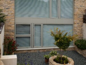 Aluminium clad windows with complicated design