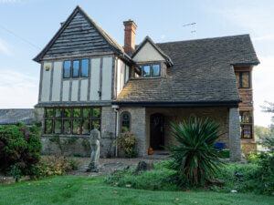 Tudor home with energy efficient triple glazed aluminium window upgrade