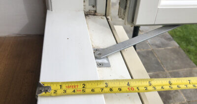 How to measure the depth of a window frame