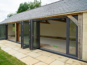 Lacuna Bifold doors for a swimming pool upgrade 02