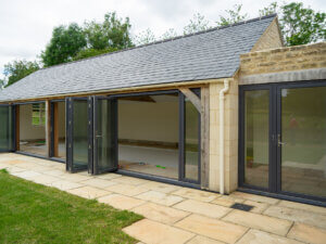 Lacuna Bifold doors for a swimming pool upgrade 03