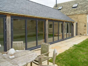 RAL 7015 Slate Grey Lacuna Bifold Door