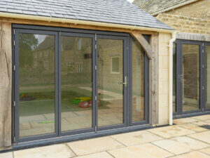 RAL 7015 Slate Grey Lacuna Bifold Door 04