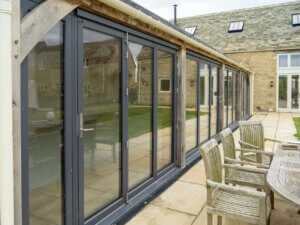 RAL 7015 Slate Grey Lacuna Bifold Door 07