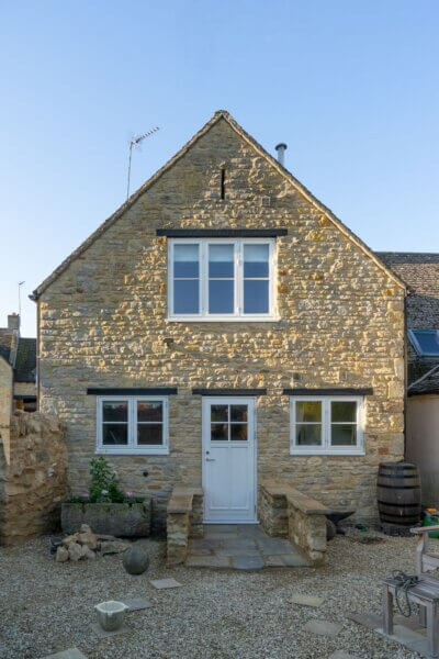 STM Sapino traditional timber door and windows for a cotswold stone home
